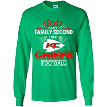 Load image into Gallery viewer, God First Family Second Then Kansas City Chiefs Football