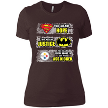 Load image into Gallery viewer, PITTSBURGH STEELERS SUPERMAN MEANS HOPE BATMAN