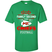 Load image into Gallery viewer, God First Family Second Then Kansas City Chiefs Football