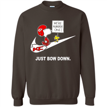 Load image into Gallery viewer, Nike Kansas City Chiefs Are Number One Just Bow Down Snoopy # Zawin