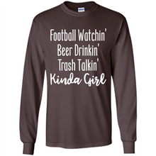 Load image into Gallery viewer, Football Watching Beer Drinking Trash Talking Girl# Zawin