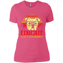 Load image into Gallery viewer, Bulldog Educate Don’t Discriminate Sunset Vintage