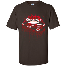 Load image into Gallery viewer, Glitter Lips Shirt For Kansas City Chiefs Fans