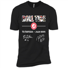 Load image into Gallery viewer, Roll Tide Alabama Crimson Tua Tagovailoa Jalen Hurts Signatures Shirt Roll Tide Alabama Crimson Tua Tagovailoa Jalen Hurts Signatures