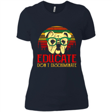 Load image into Gallery viewer, Bulldog Educate Don’t Discriminate Sunset Vintage