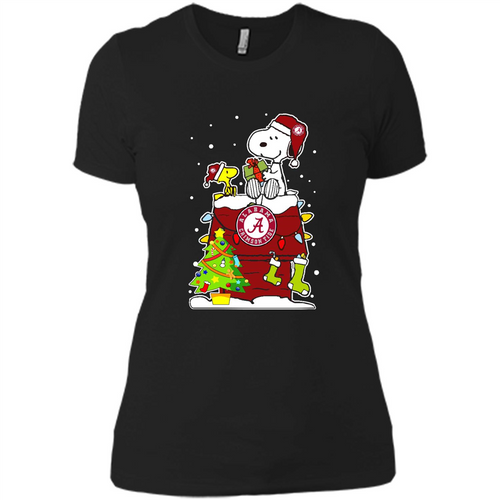 Alabama Crimson Tide Ugly Christmas Sweaters Snoopy Woodstock sweater