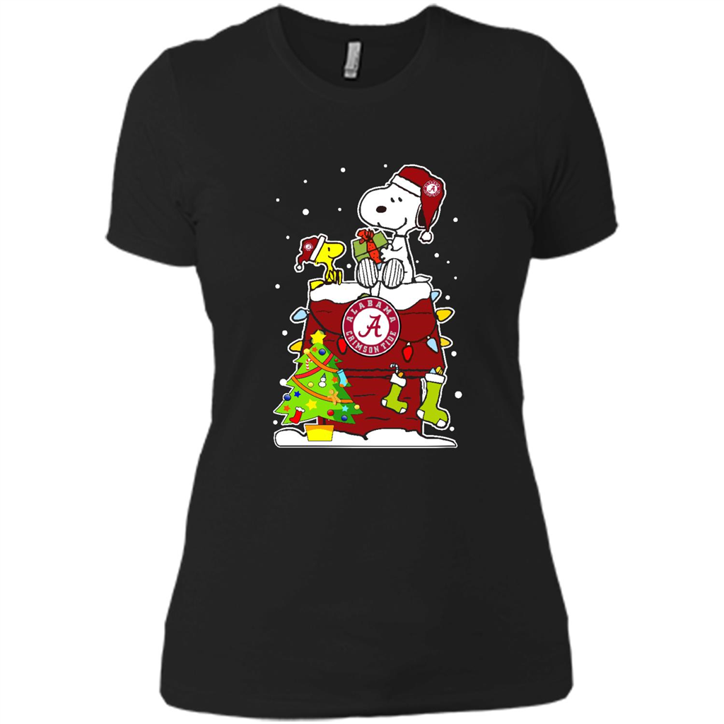 Alabama Crimson Tide Ugly Christmas Sweaters Snoopy Woodstock sweater