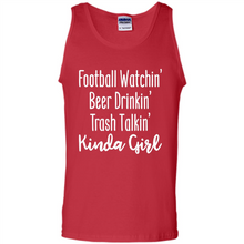 Load image into Gallery viewer, Football Watching Beer Drinking Trash Talking Girl# Zawin