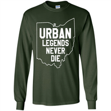 Load image into Gallery viewer, Urban Meyer Legends Never Die Football Fans Ohio Map