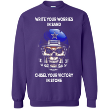 Load image into Gallery viewer, Dallas Cowboys Write Your Worries In Sand Chisel Your Victory In Stone