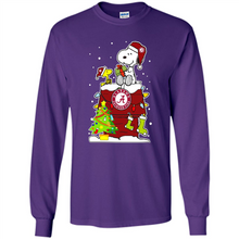 Load image into Gallery viewer, Alabama Crimson Tide Ugly Christmas Sweaters Snoopy Woodstock sweater