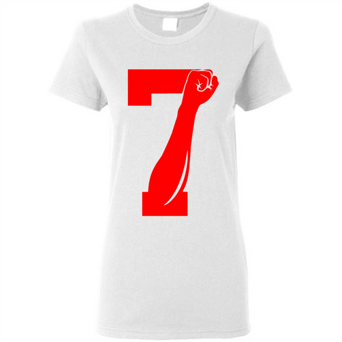 7 Fist Up Colin Kaepernick white