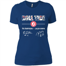 Load image into Gallery viewer, Roll Tide Alabama Crimson Tua Tagovailoa Jalen Hurts Signatures Shirt Roll Tide Alabama Crimson Tua Tagovailoa Jalen Hurts Signatures