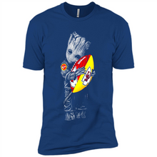 Load image into Gallery viewer, Groot Hug Kansas City Chiefs Football Rabbit And Kid