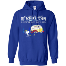 Load image into Gallery viewer, Welcome to camp Quitcherbitchin a certified happy camper area Snoopy # Zawin