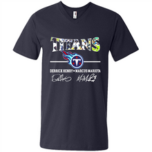 Load image into Gallery viewer, Tennessee Titans Derrick Henry Marcus Mariota Signatures Football