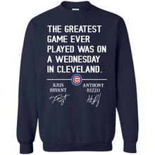 Load image into Gallery viewer, The greatest game ever played was on a wednesday in cleveland