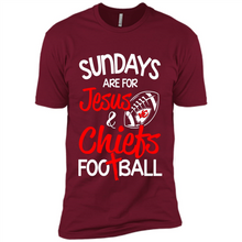 Load image into Gallery viewer, undays Are for Jesus and Kansas City Chiefs Football # Zawin