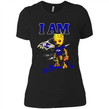 Load image into Gallery viewer, I Am Baltimore Ravens Groot Football Lovers Nfl# Zawin