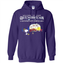 Load image into Gallery viewer, Welcome to camp Quitcherbitchin a certified happy camper area Snoopy # Zawin