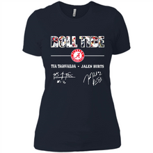 Load image into Gallery viewer, Roll Tide Alabama Crimson Tua Tagovailoa Jalen Hurts Signatures Shirt Roll Tide Alabama Crimson Tua Tagovailoa Jalen Hurts Signatures
