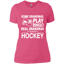 Load image into Gallery viewer, Some Grandmas Play Bingo Real Grandmas Watch Hockey