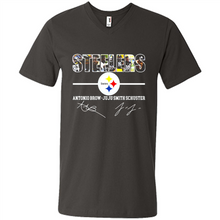 Load image into Gallery viewer, Pittsburgh Steelers Antonio Brown Juju Smith Signatures Football Fans