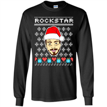 Load image into Gallery viewer, Post Malone rockstar Christmas sweater