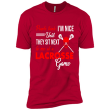 Load image into Gallery viewer, People Think I'm Nice Until They Sit Next To Me At A Lacrosse Game # Zawin