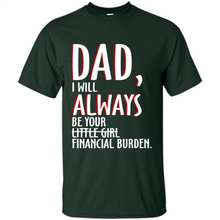 Load image into Gallery viewer, Dad I Will Always be Your Litte Girl Financial Burden