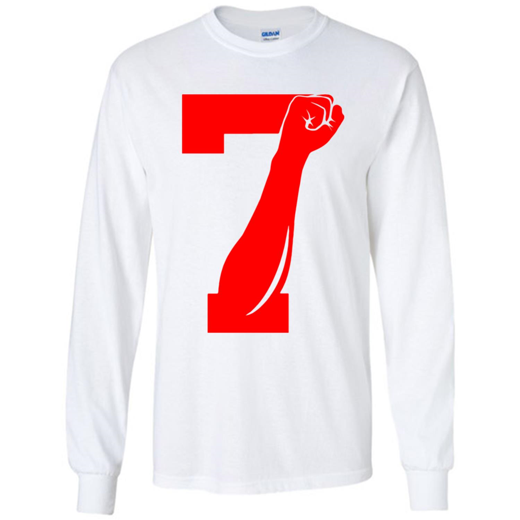 7 Fist Up Colin Kaepernick white