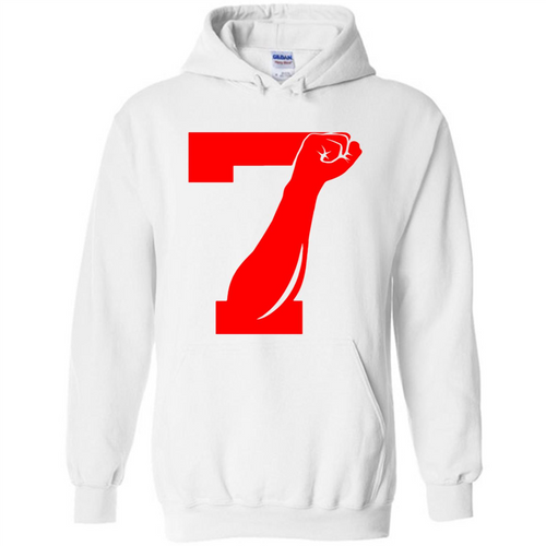 7 Fist Up Colin Kaepernick white