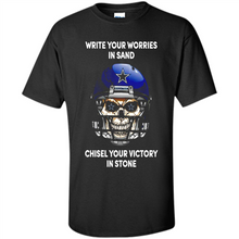 Load image into Gallery viewer, Dallas Cowboys Write Your Worries In Sand Chisel Your Victory In Stone
