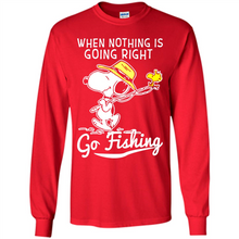 Load image into Gallery viewer, Snoopy When Nothing Is Going Right Go Fishing