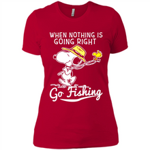 Load image into Gallery viewer, Snoopy When Nothing Is Going Right Go Fishing