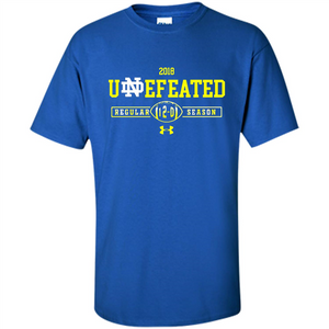 2018 NOTRE DAME FIGHTING IRISH UNDEFEATED REGULAR 12-0 SEASON