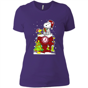 Alabama Crimson Tide Ugly Christmas Sweaters Snoopy Woodstock sweater