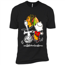 Load image into Gallery viewer, Charlie Brown &amp; Snoopy - Chicago Blackhawks# pukas-store