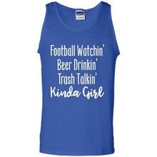Load image into Gallery viewer, Football Watching Beer Drinking Trash Talking Girl# Zawin
