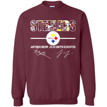 Load image into Gallery viewer, Pittsburgh Steelers Antonio Brown Juju Smith Signatures Football Fans
