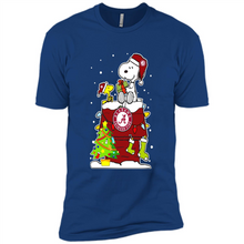 Load image into Gallery viewer, Alabama Crimson Tide Ugly Christmas Sweaters Snoopy Woodstock sweater
