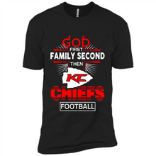 Load image into Gallery viewer, God First Family Second Then Kansas City Chiefs Football