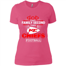 Load image into Gallery viewer, God First Family Second Then Kansas City Chiefs Football