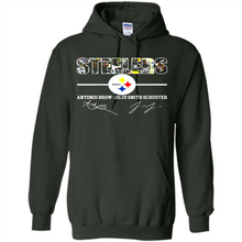 Load image into Gallery viewer, Pittsburgh Steelers Antonio Brown Juju Smith Signatures Football Fans