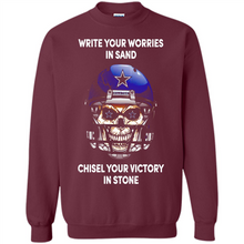Load image into Gallery viewer, Dallas Cowboys Write Your Worries In Sand Chisel Your Victory In Stone