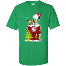 Load image into Gallery viewer, Alabama Crimson Tide Ugly Christmas Sweaters Snoopy Woodstock sweater