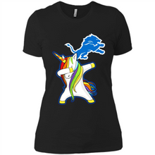 Load image into Gallery viewer, Detroit Lions Footballl Dabbing Unicorn# Zawin