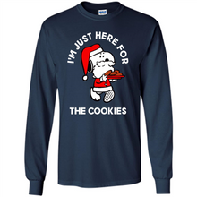 Load image into Gallery viewer, Peanuts Santa Claus Snoopy I’m Just Here For The Cookies