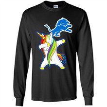 Load image into Gallery viewer, Detroit Lions Footballl Dabbing Unicorn# Zawin
