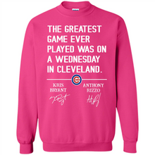 Load image into Gallery viewer, The greatest game ever played was on a wednesday in cleveland